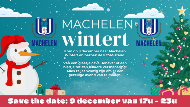 Machelen Wintert op 09/12/2023